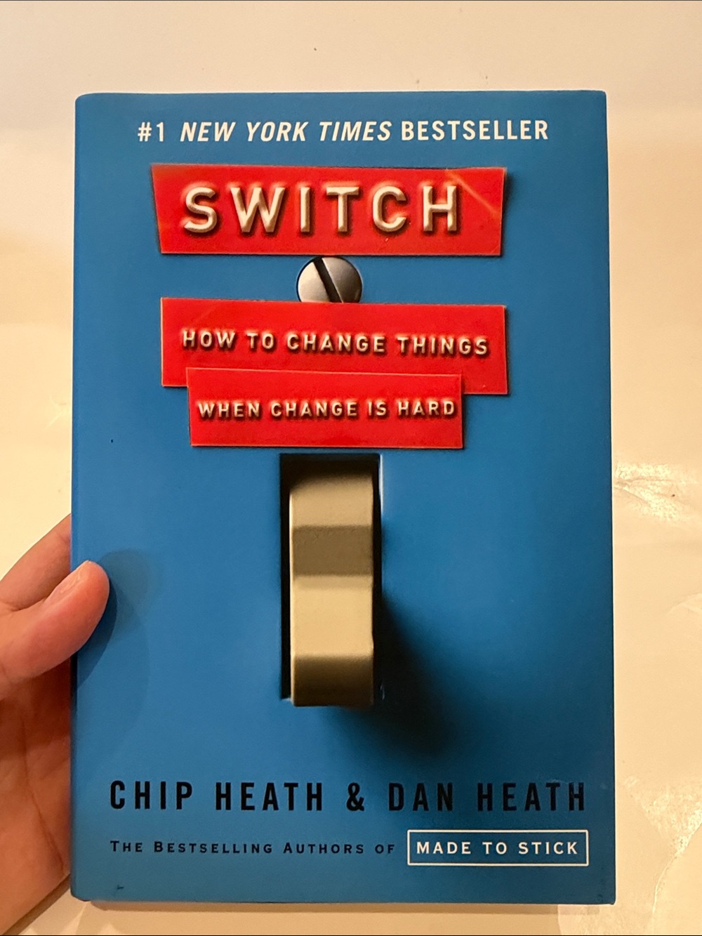 Blue 'Switch' Hardcover Book by Chip Heath & Dan Heath